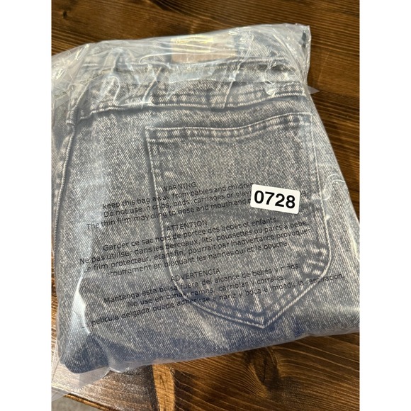 Lee Jeans Women's 14 Medium Gray‎ Denim Stone Wash Cotton Straight Leg 5-Pockets - Picture 12 of 12